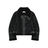 MOEL METAL LOGO HEART PATCH MUSTANG JACKET