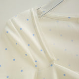 Yuni Dot Ribbon Top