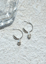 [MADE] GROTTO EARRING 07 - RAINBOW MOONSTONE