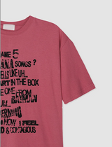 ワネレタリング オーバーフィット半袖Tシャツ