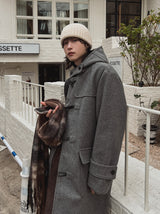 Atelier Hooded Wool Duffle Coat
