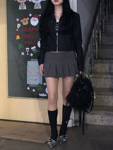 Black Denim Stud Jacket