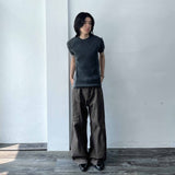 Retro Washed Silhouette Cargo Pants