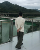 Knit Shirt Cardigan