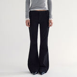 [MADE/4 Sizes] [Digen] Panel Cargo Bootcut Cotton Pants - 4 Colors