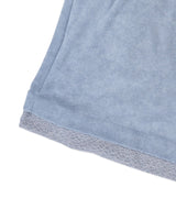 LAYERED TERRY SHORTS (LIGHT BLUE)