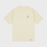 [UNISEX] SKY Cloud Drawing Smile Short Sleeve T-shirt