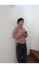 CANDY handmade sweater (with beanie)