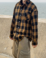 Retro Air Oversized Fit Check Shirt