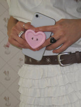 *Limited* [Formica]ピンクベリーチョコボタントック(Heart), Mag safe