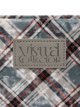 check mini velvet cross bag [charcoal]