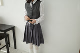 Eve Pintuck Vest (2color)