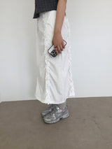 Border frill pencil skirt (2color)