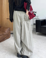 Pierre Striped Banding Slacks
