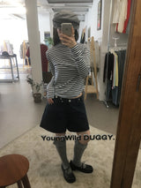 Mogu frill knee socks (9color) 