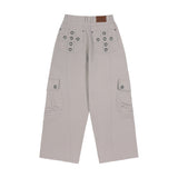 CROSS POCKET CARGO PANTS (PINK BEIGE) F25ZD976