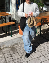 No.1459 hidden pocket denim PT (3color)