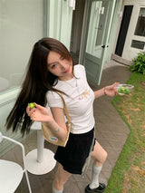 エンジェルラインラウンド半袖Tシャツ