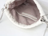 LUZIN MINI シープスキンショルダーバッグ / Bright Ivory