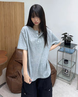 パラ ソフト ヘンリーネック ショートスリーブ Tシャツ