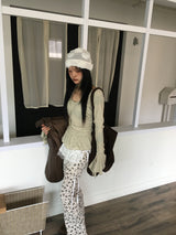 needs frill shirring blouse t