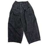 non-faded denim corduroy balloon pt
