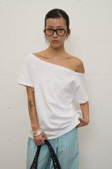 520 Off-Shoulder T-shirt (White)