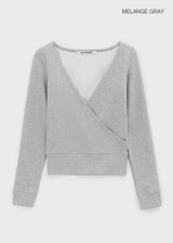 [B-BASIC] Light Sweat Wrap Long Sleeve Tee