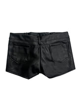 corset leather shorts