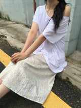 パレット フラワー スカート