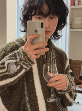 Bestie Boucle Knit Zip-Up