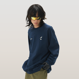 RELABEL 23AW Linear Deconstructed Split Print Long Sleeve