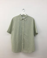 テリーヌシアーサッカーチェックシャツ (3color)