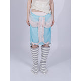 dot mesh skirt
