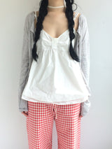 Heart Pocket Check Pants
