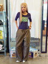 WIDE CARGO PANTS KHAKI