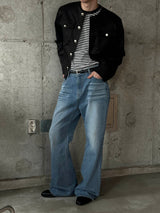 Clean crop tweed jacket(2color)