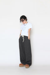 Napping scotch knit pants