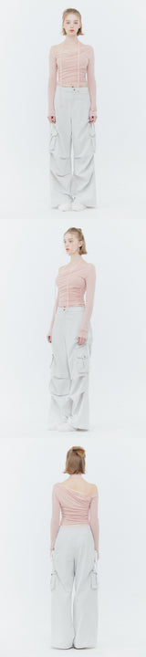 LAURA LACE TOP pink