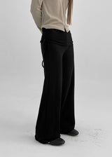 [MADE] bellad folding shirring bootcut pants