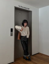 Robben Mohair Deki V-neck Knit