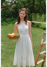 Camellia Dress White
