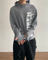 Vine Stripe Hood Long Sleeve