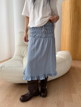 バックアイレットTシャツ