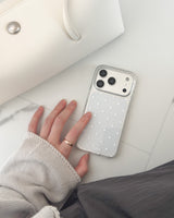 LACE DOT WHITE Jellyhard Case