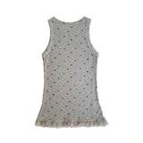 Flower Lace Holter Sleeveless (Melange)