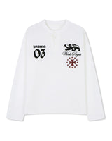 (UNISEX) Project Waffle Henley Long Sleeve