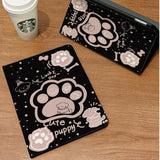 Black Puppy Paw Tablet Pouch & iPad Case