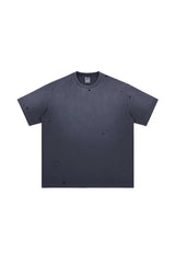 ディストレスドスプレーオーバーサイズTシャツ