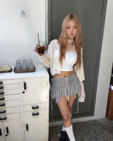 フリルマフラートップ